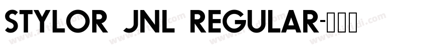 Stylor JNL Regular字体转换